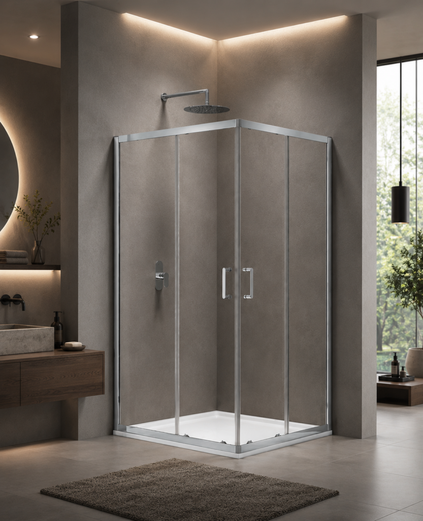 NEW VERTIGO – Box Doccia Quadro Stampato Q 90x90 cm