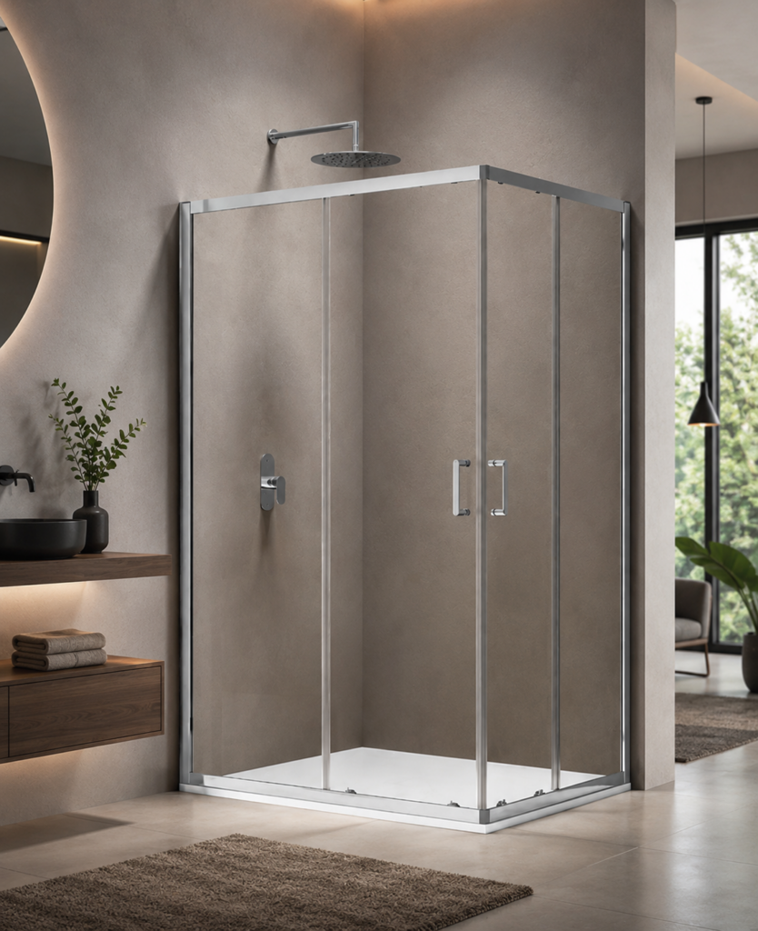 NEW VERTIGO – Box Doccia Rettangolare Stampato Q 70x100 cm - Rettangolare H.190